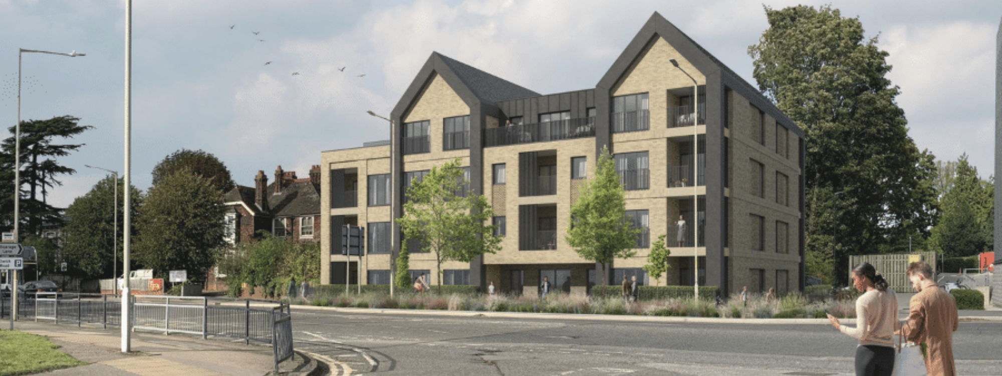 Concept image of Swanton House development on Ashford ring road